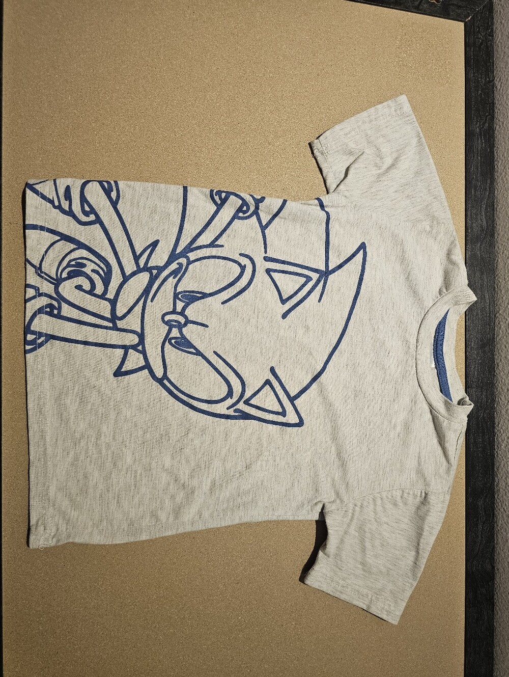 Sonic the Hedgehog Boys Grey Graphic T-Shirt – Size 6